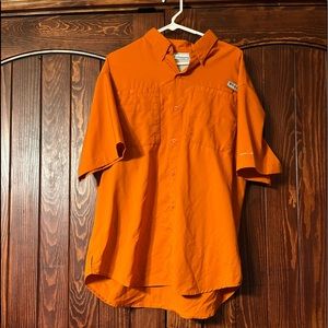 Mens Columbia Long Sleeve Button Up Shirt